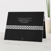 Gefeliciteerd, Victory Lane past bij je Kaart (Achterkant)