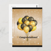 Gefeliciteerd! Viering Briefkaart (Voorkant / Achterkant)