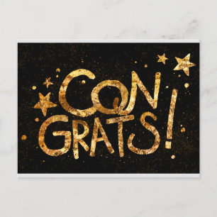 Gefeliciteerd! viering briefkaart