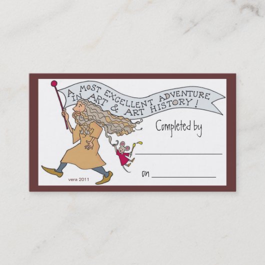 Gefeliciteerd! Visitekaartje (Voorkant)