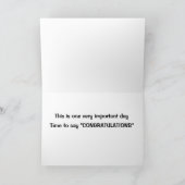 ** GEFELICITEERD VOOR JOU!!!!** KAART (Binnen)