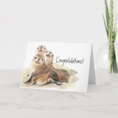 Gefeliciteerd voor om het even welke zegels van go kaart (Voorkant)