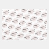 Gefeliciteerd voor u die Papierset verpakt Inpakpapier Vel (Voorkant 2)