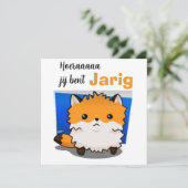Gefeliciteerd vos, fox kaart (Staand voorkant)
