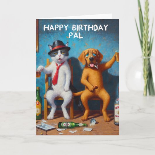 Gefeliciteerd, vriend kaart (Voorkant)