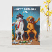 Gefeliciteerd, vriend kaart (Gele Bloem)