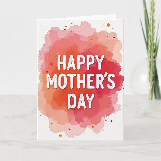 Gefeliciteerd Watercolor Art Card Kaart (Voorkant)