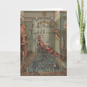 Gefeliciteerd Waterverf tandheelkundige praktijk Kaart