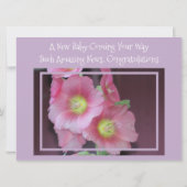 Gefeliciteerd, we hebben het nieuws gehoord aankondiging (Achterkant)