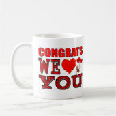 Gefeliciteerd, we houden van je koffiemok (Links)