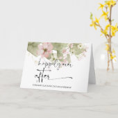 Gefeliciteerd Weddenschap Alleen gehuwde bruid en  Kaart (Gele Bloem)