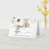 Gefeliciteerd Weddenschap Alleen gehuwde bruid en  Kaart (Gele Bloem)