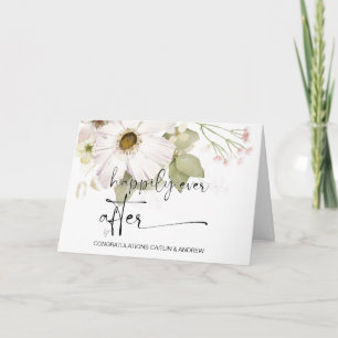 Gefeliciteerd Weddenschap Alleen gehuwde bruid en Kaart