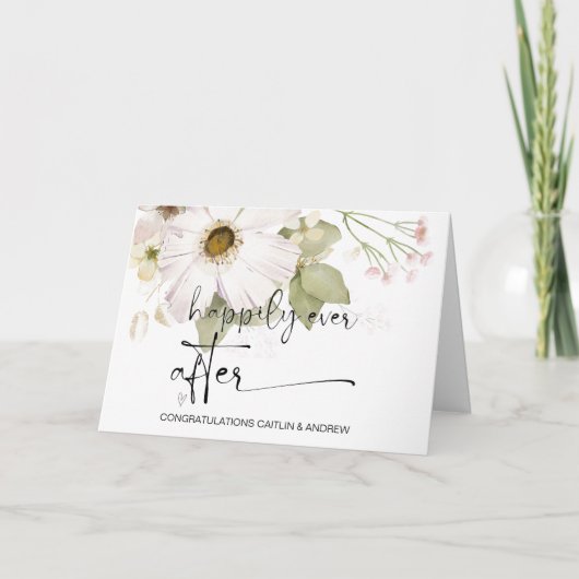 Gefeliciteerd Weddenschap Alleen gehuwde bruid en  Kaart (Voorkant)