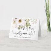 Gefeliciteerd Weddenschap Alleen gehuwde bruid en  Kaart (Voorkant)