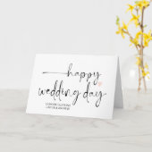 Gefeliciteerd Weddenschap Alleen gehuwde bruid en  Kaart (Gele Bloem)