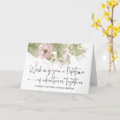 Gefeliciteerd Weddenschap Alleen gehuwde bruid en  Kaart (Gele Bloem)