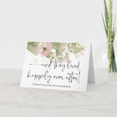 Gefeliciteerd Weddenschap Alleen gehuwde bruid en Kaart (Voorkant)