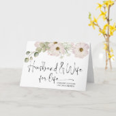 Gefeliciteerd Wedding Newly Weds Bride en Groom Kaart (Gele Bloem)