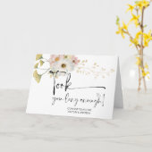 Gefeliciteerd Wedding Newly Weds Bride en Groom Kaart (Gele Bloem)