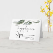 Gefeliciteerd Wedding Newly Weds Bride en Groom Kaart (Gele Bloem)