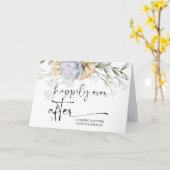 Gefeliciteerd Wedding Newly Weds Bride en Groom Kaart (Gele Bloem)