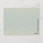 Gefeliciteerd, weg te gaan briefkaart (Achterkant)