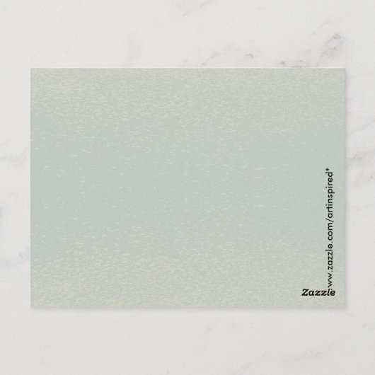 Gefeliciteerd, weg te gaan briefkaart (Achterkant)