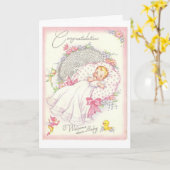  - Gefeliciteerd...Welkom Beste Baby, Kaart (Gele Bloem)