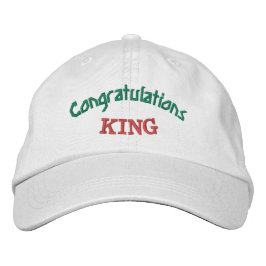 Gefeliciteerd wensen Printed KING Custom-Pet Geborduurde Pet