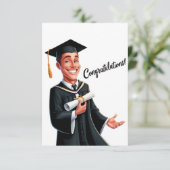 Gefeliciteerd Wenskaart (Staand voorkant)