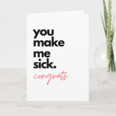 Gefeliciteerd Wenskaart, gefeliciteerd Kaart (Voorkant)