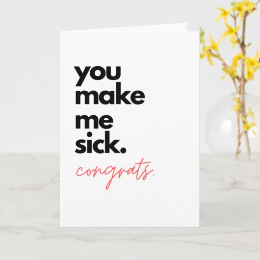 Gefeliciteerd Wenskaart, gefeliciteerd Kaart (Gele Bloem)