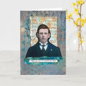 Gefeliciteerd Wenskaart Kaart (Gele Bloem)