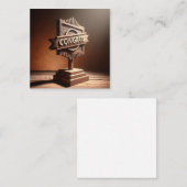 Gefeliciteerd Wenskaart Notitiekaartje (Voorkant / Achterkant)