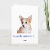 Gefeliciteerd Wenskaart Pembroke Welsh Corgi Kaart (Achterkant)