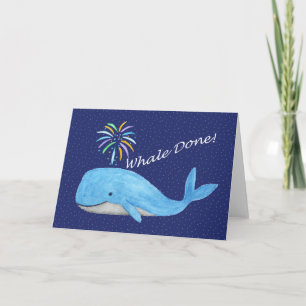 Gefeliciteerd Whale Done Gefeliciteerd Kaart