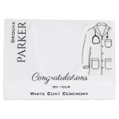 Gefeliciteerd White Coat Ceremony Doctor Afstudeer Groot Cadeauzakje (Achterkant)