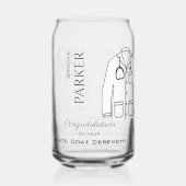 Gefeliciteerd White Coat Ceremony Doctor Blikvorm Glas (Voorkant)