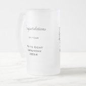 Gefeliciteerd White Coat Ceremony Doctor Matglas Bierpul (Voorkant links)