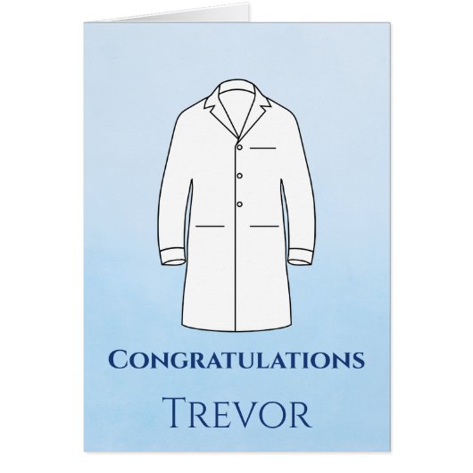 Gefeliciteerd White Coat Ceremony Dokter (Voorkant)