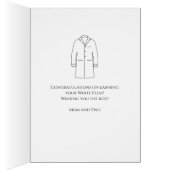 Gefeliciteerd White Coat Ceremony Dokter (Binnen (Rechts))