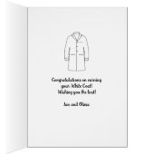 Gefeliciteerd White Coat Ceremony Dokter  (Binnen (Rechts))