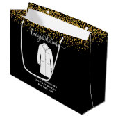 Gefeliciteerd, White Coat Physician Doctor Groot Cadeauzakje (Voorkant Gekanteld)