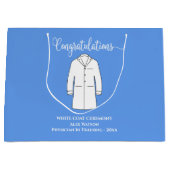 Gefeliciteerd, White Coat Physician Doctor Groot Cadeauzakje (Voorkant)