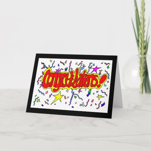 Gefeliciteerd_white Kaart (Voorkant)