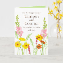 Gefeliciteerd Wildbloemen Aangepast