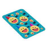 Gefeliciteerd YAY Emojis in feestelijke Petten Magneet (Rechterzijde)