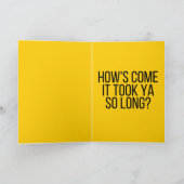 Gefeliciteerd, Yinz Kaart (Binnen)