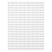 Gefeliciteerd Zilveren Bruidsmeubel Bruiloft Tafelkleed (Voorkant)